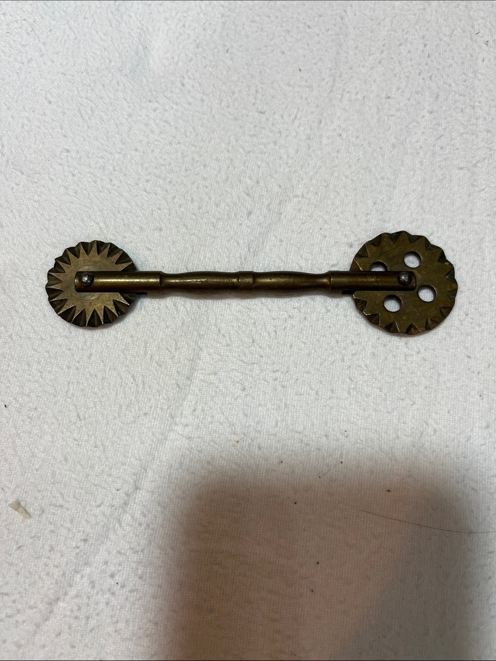 VTG Brass Double-Wheel Pastry Cutter